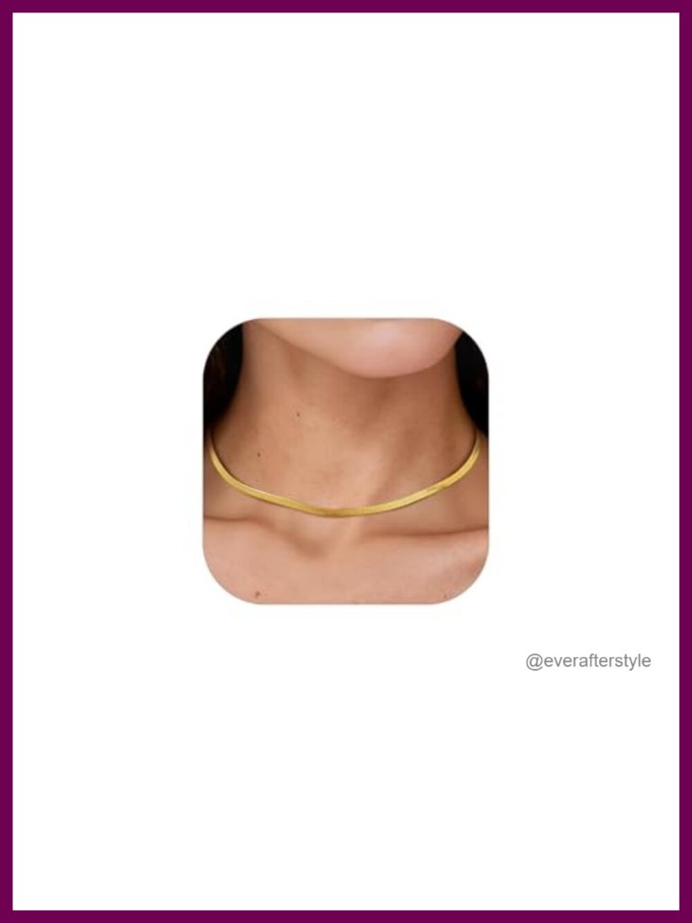 Stainless Steel Snake Chain Choker Necklace for Women - 3mm or 5mm Width, 12.5